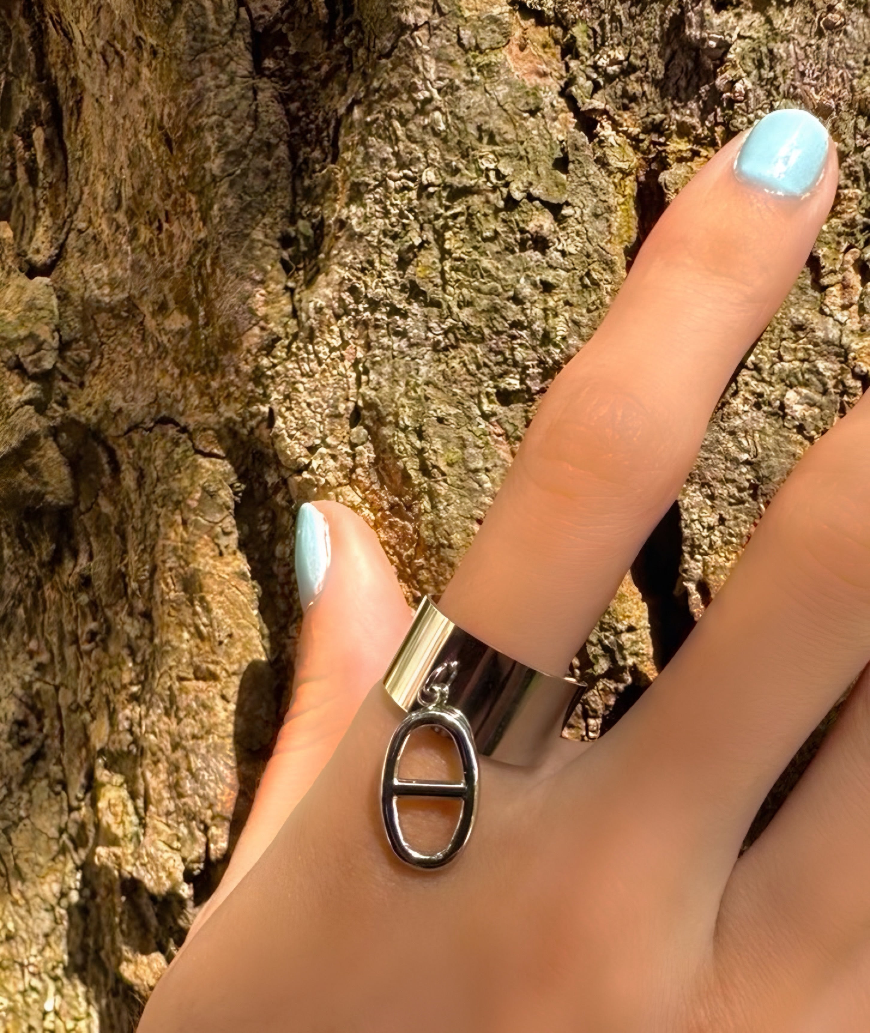 Bague breloque réglable "Élina"