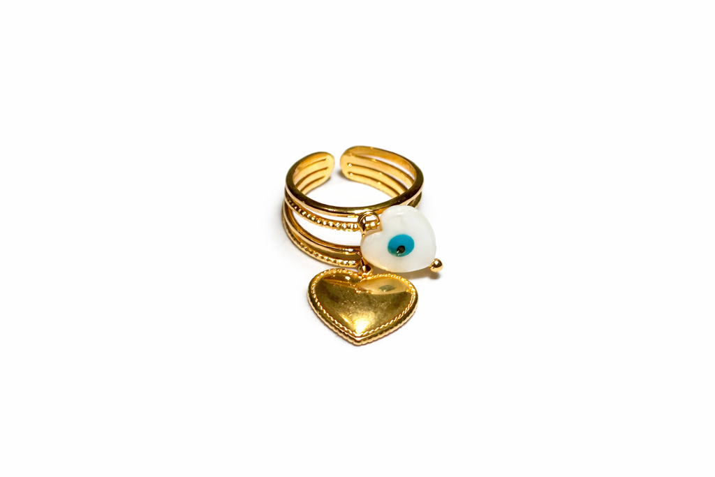 Bague breloque réglable "Malya"