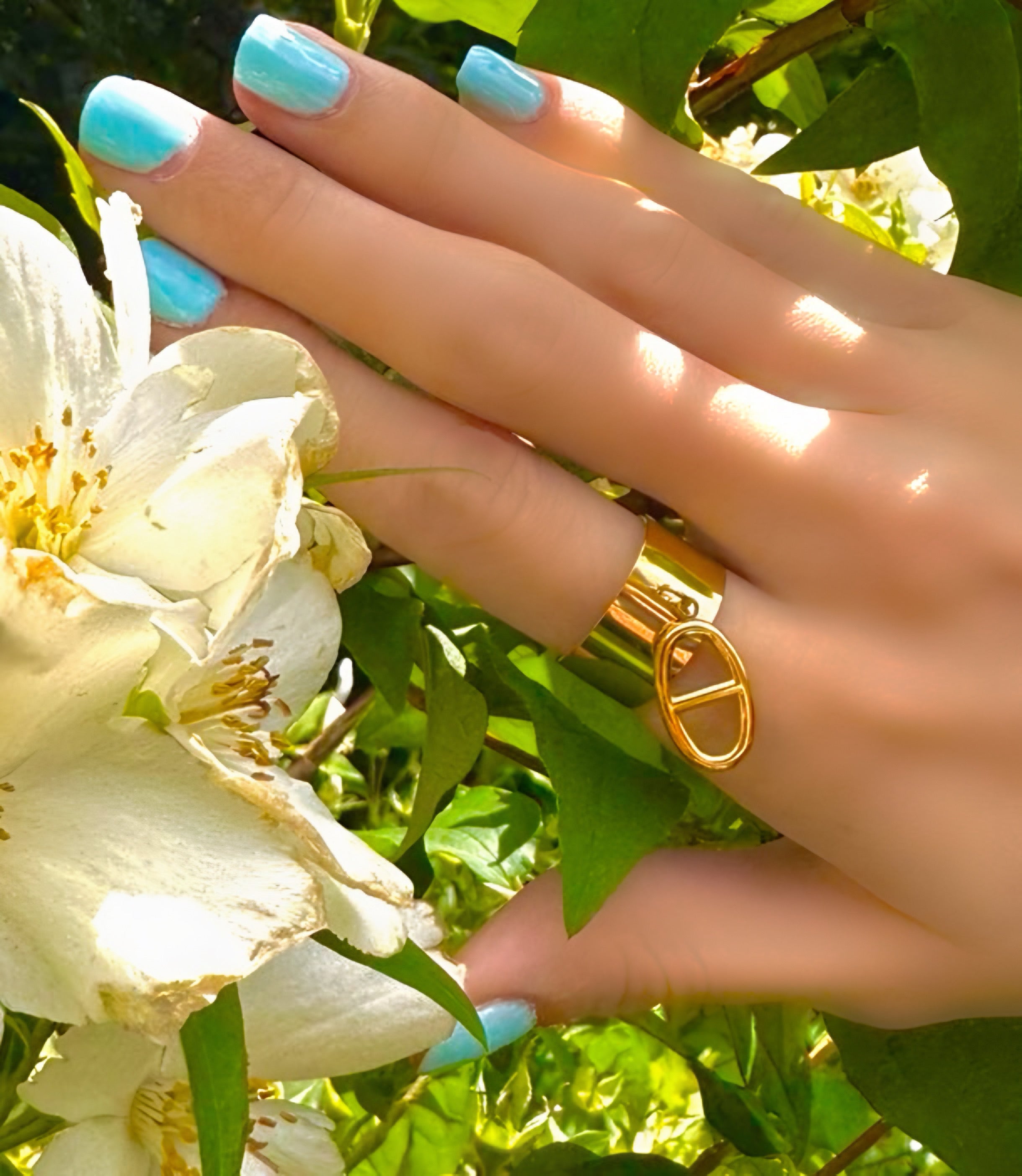 Bague breloque réglable "Élina"